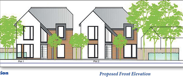 Lot: 50 - PLANNING FOR TWO DETACHED FOUR-BEDROOM HOUSES IN VILLAGE LOCATION -